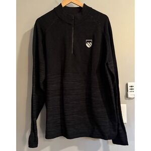 Level Wear Sweater 1/4 Zip‎ Performance Golf Pullover Cotton Nylon Men's XL